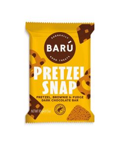 Barú Bar Pretzel Snap Brownie/fudge mørkchoco 85g 