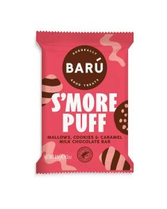 Barú Bar S'more Puff Milk, cookies/caramel  85g 