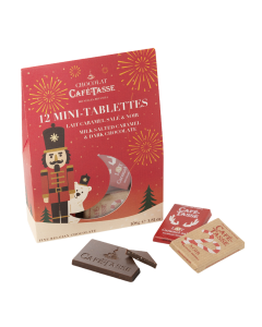 Jul CT Bag 12 assorted mini christmas bars 108g 