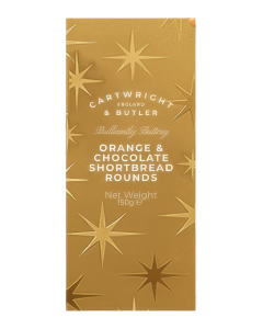 Jul C&B Chocolate and Orange shortbread 150 gr carton