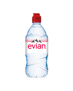 Evian, Natural Mineral Water 75 CL Sportscap PET
