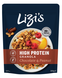 Lizi's High Protein Choc & Peanut 350g