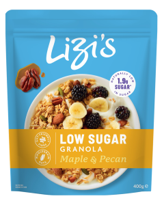 Lizi's Low Sugar Maple & Pecan 400g